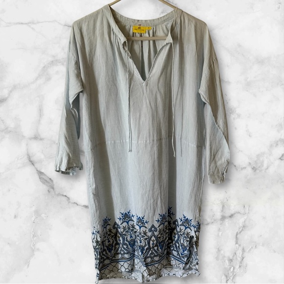 Roberta Roller Rabbit Light Blue Tunic - Picture 2 of 6